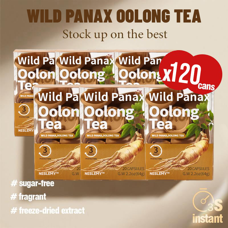 Wild panax Oolong Energy & Strength Tea — Boost Your Vitality
