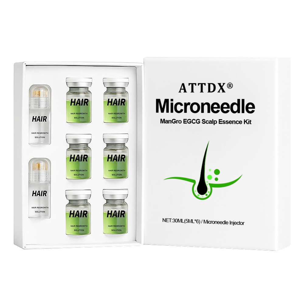 🔥TikTok Hot Sellers- ATTDX® ManGro EGCG Microneedle Scalp Essence Kit
