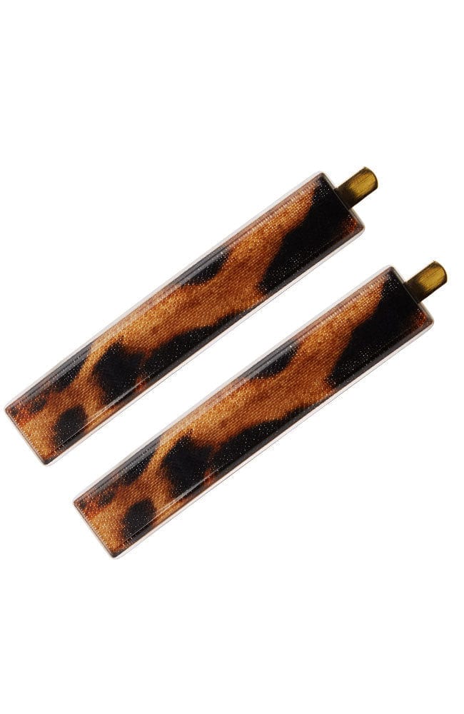 Mod Bobby Pin Pairs - Animal Print
