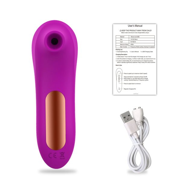 Hasecik™ Vibrating Sucking Clitoral Massager