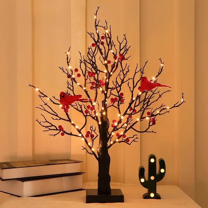 ✨ LED Vintage Glowing Tree