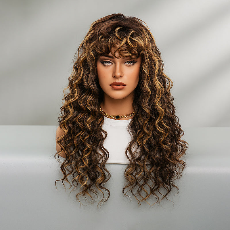 🔥Limited Time Only🔥 Effortless Shaggy Waves Big Hair Curly Hair Wig