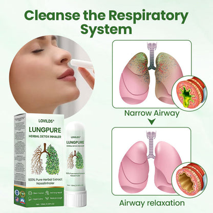 LAST DAY 49%OFF🔥 LungPure Herbal Detox Inhaler
