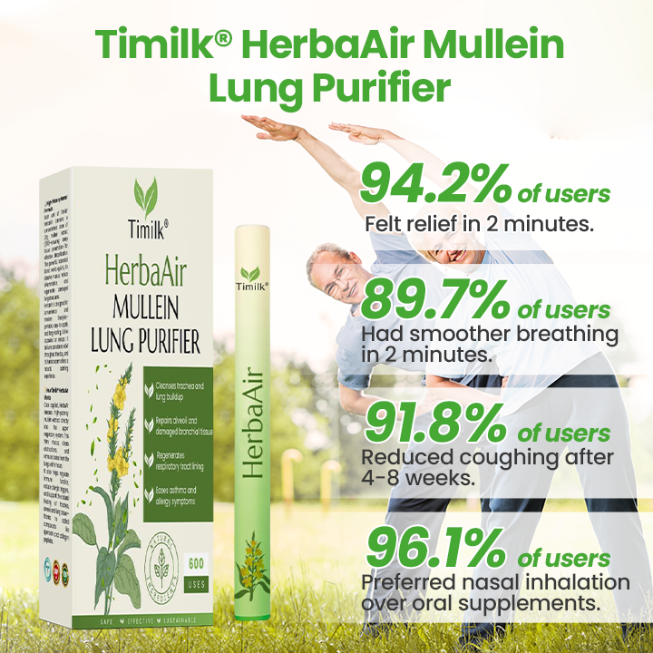 HerbaAir Mullein Lung Purifier！