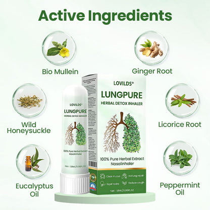 LAST DAY 49%OFF🔥 LungPure Herbal Detox Inhaler