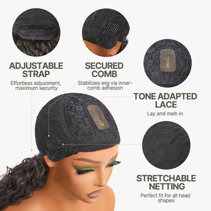 🔥Limited Time Only🔥 Effortless Shaggy Waves Big Hair Curly Hair Wig