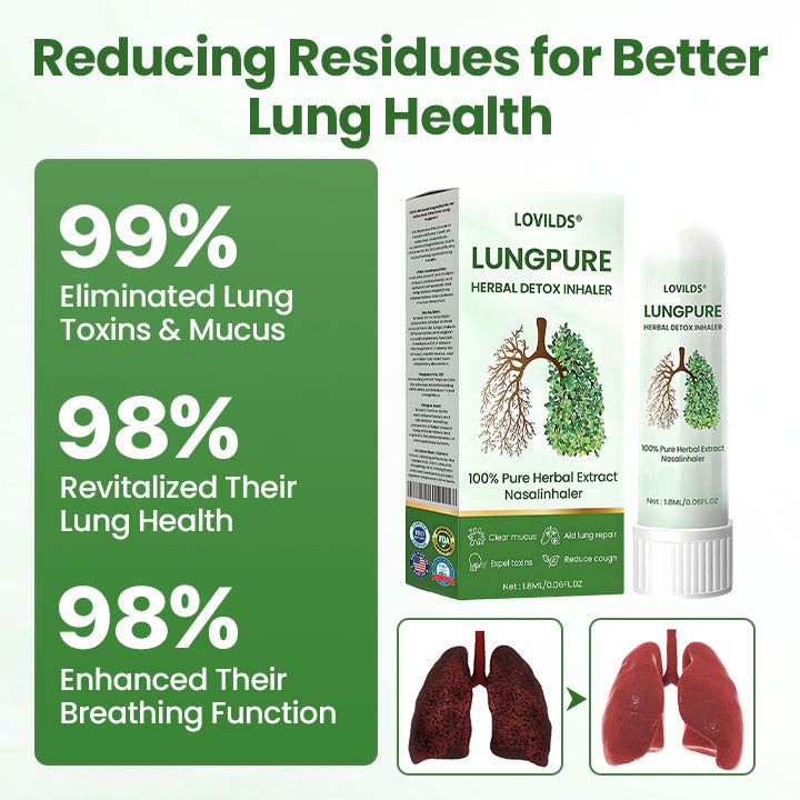 LAST DAY 49%OFF🔥 LungPure Herbal Detox Inhaler
