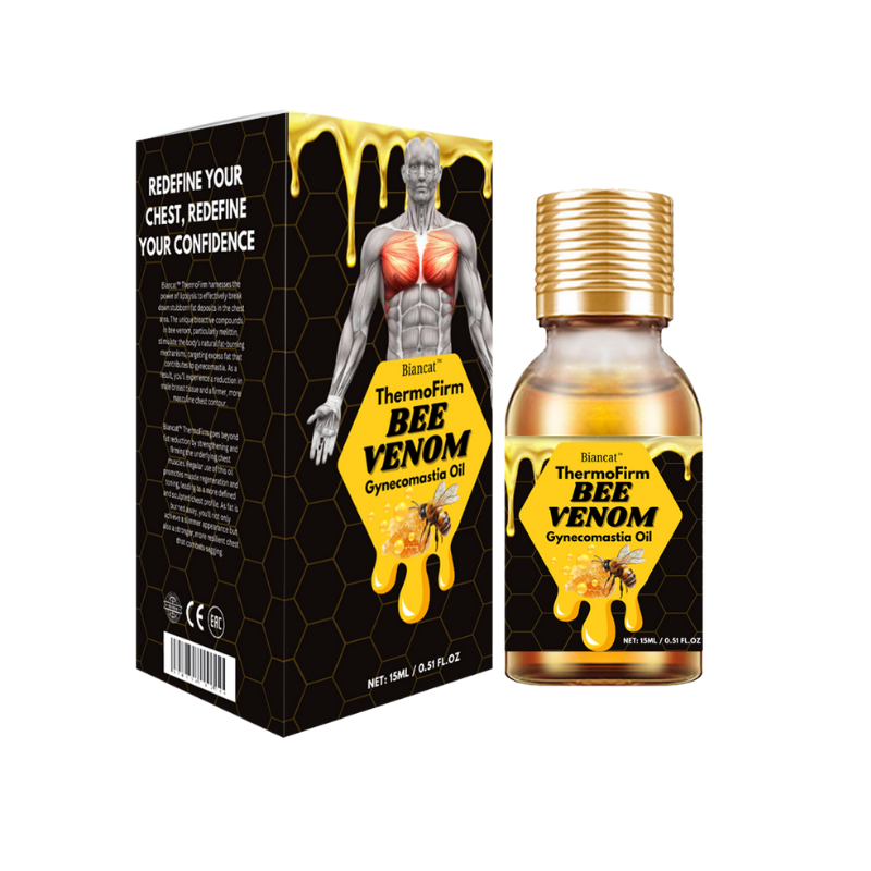 🔥Last day:50% off🔥ThermoFirm Bee Venom Gynecomastia Oil