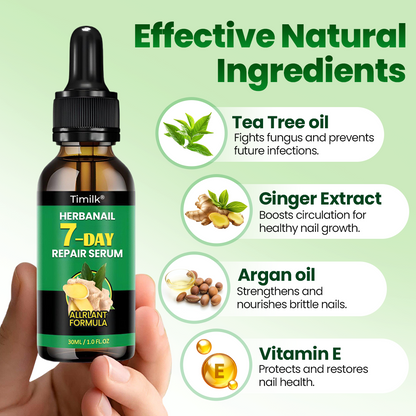 🔥Last day:70% off🔥 HerbaNail 7-Day Repair Serum 🔥 FDA Certified (Clinically Proven Herbal Formula for 7-Day Nail Fungus Repair & Strength Restoration 🌿)