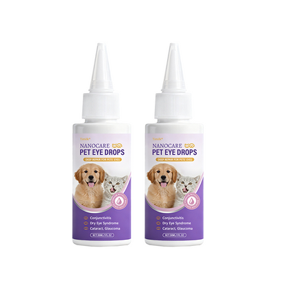 NanoCare Pet Eye Drops  👩‍⚕️ FDA Approved | Relieves Conjunctivitis, Dry Eyes, Cataracts & Keratitis 🐶🐱