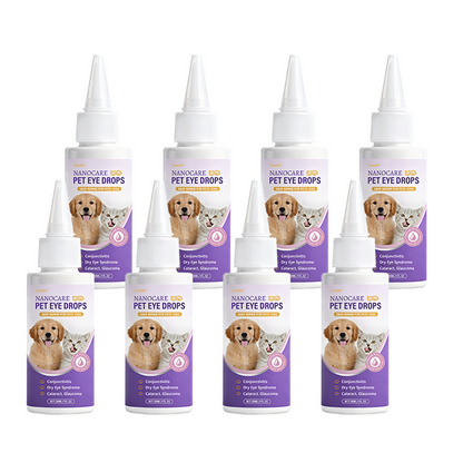 NanoCare Pet Eye Drops  👩‍⚕️ FDA Approved | Relieves Conjunctivitis, Dry Eyes, Cataracts & Keratitis 🐶🐱
