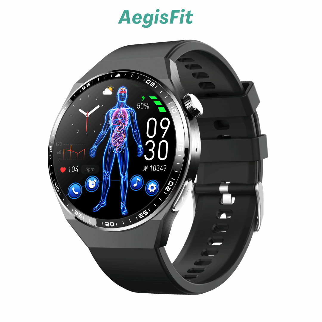 🔥Last day:50% off🔥Detection Smartwatch with Advanced ECG + Blood Pressure + Blood Glucose + Uric Acid + Activity Tracking + Emergency SOS
