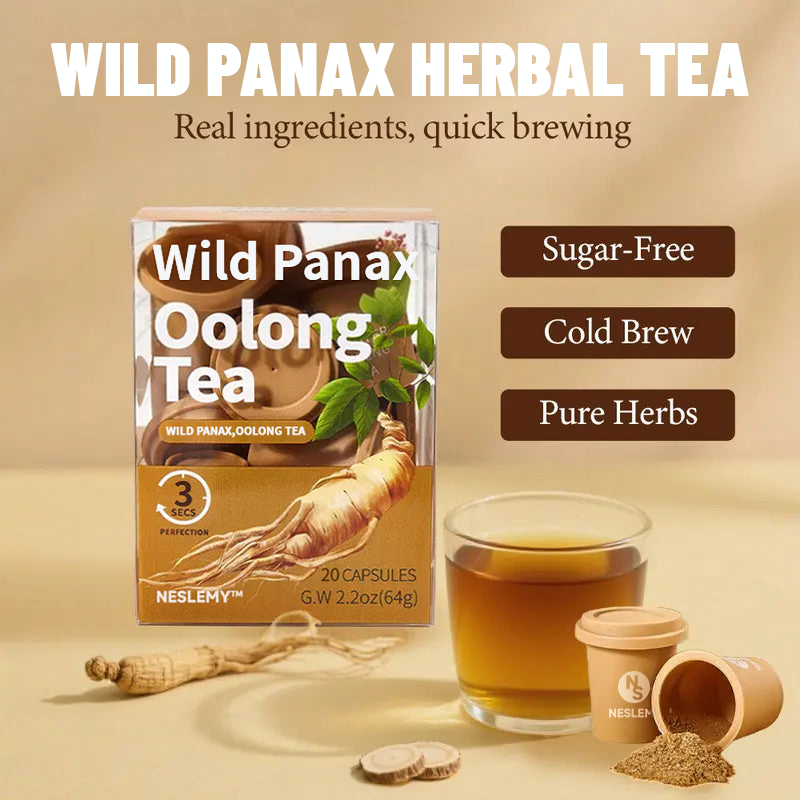 Wild panax Oolong Energy & Strength Tea — Boost Your Vitality
