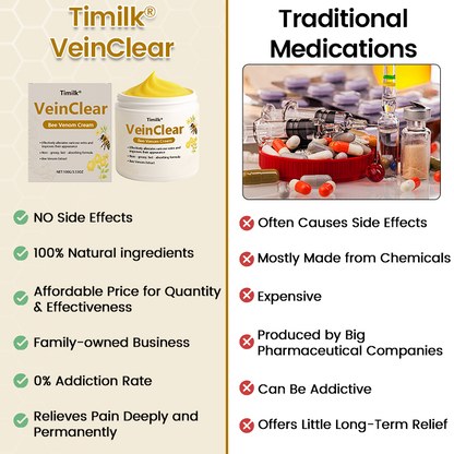 VeinClear Bee Venom Cream |✨ Visible Relief in Just 7 Days! 🦵🌿