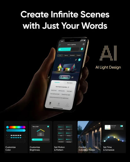 🎅Smart Rainbow LED Permanent Outdoor Light - Smartlight 🎁