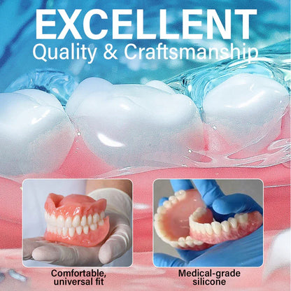 Made and Shipped from 🇬🇧 Adaptable Custom-Fit Functional Complete Dentures