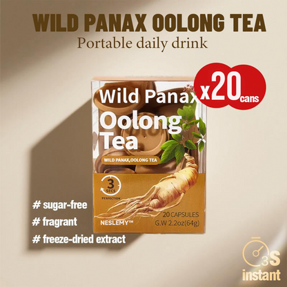 Wild panax Oolong Energy & Strength Tea — Boost Your Vitality