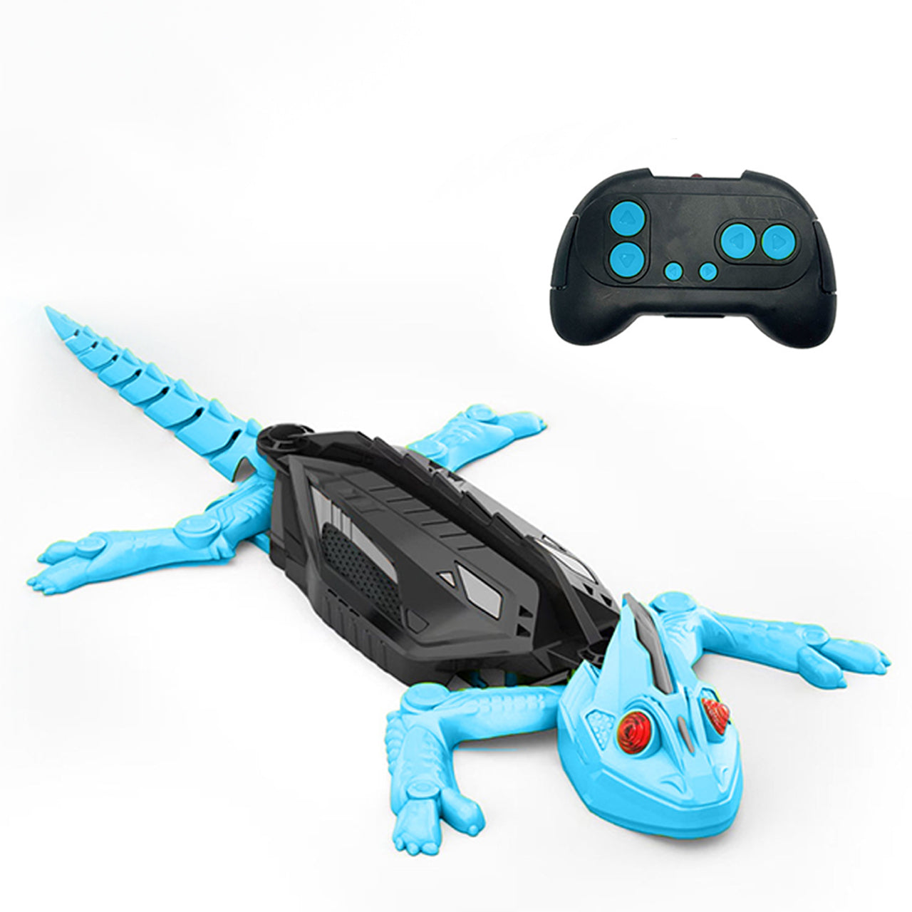 🔥 Wall Crawler Gecko - LED RC Toy for Indoor Family Fun & Prank Gifts