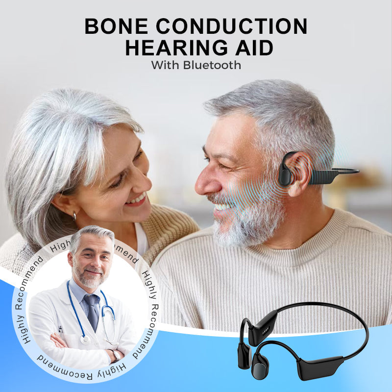 Feel the Joy. Shop the Season 💖 🔥Bone Conduction Smart Hearing Aid Bluetooth Earphones
