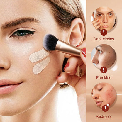 Only 37 bundles left at this price undereye & dark circle defens corrector brush duo Brushes are free!