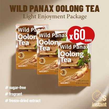 Wild panax Oolong Energy & Strength Tea — Boost Your Vitality