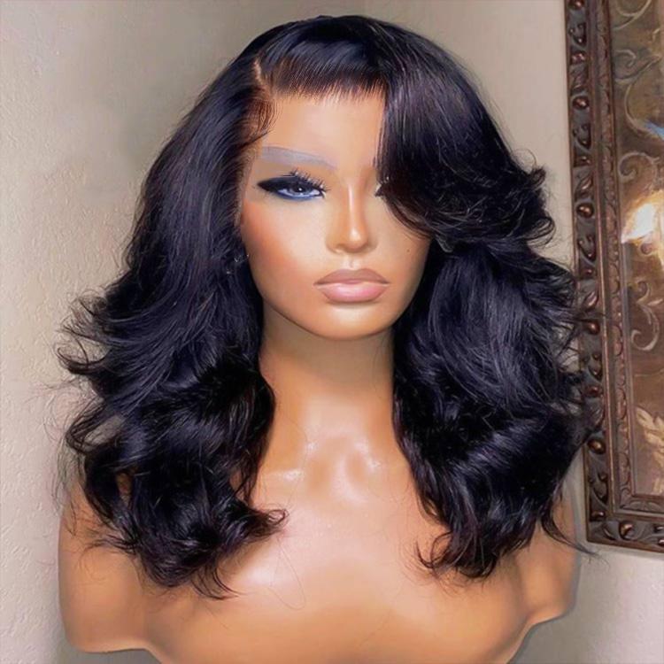 🔥Final 3 Hours: 50%OFF🔥Density Side Part Glueless LayerCut Wig 6x8 Lace Closure Wig Body Wave Pre Cut Pre Bleached Ready Go Wigs