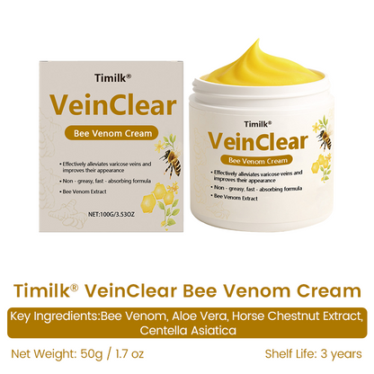 VeinClear Bee Venom Cream |✨ Visible Relief in Just 7 Days! 🦵🌿