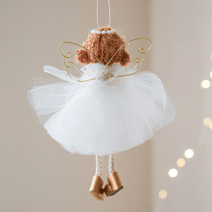 Handmade White-Gold Angels for Peace & Light