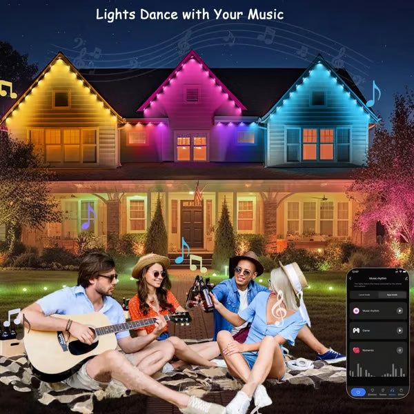 🎅Smart Rainbow LED Permanent Outdoor Light - Smartlight 🎁