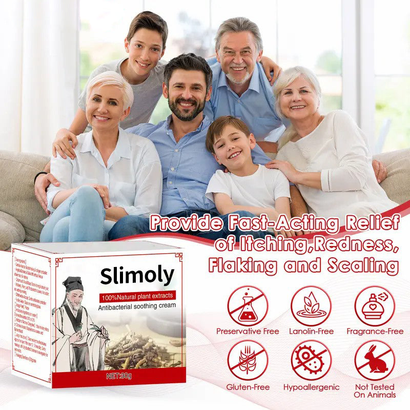 👉Soothe Your Skin Naturally – Slimoly™ Sensitive Skin Cream for Eczema, Itch, and Dryness | Oatmeal Comfort Formula, Fragrance-Free Relief
