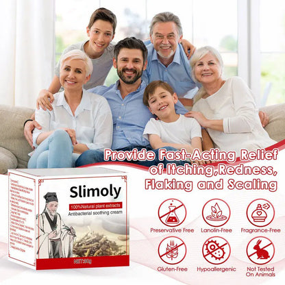 👉Soothe Your Skin Naturally – Slimoly™ Sensitive Skin Cream for Eczema, Itch, and Dryness | Oatmeal Comfort Formula, Fragrance-Free Relief