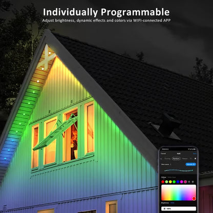 🎅Smart Rainbow LED Permanent Outdoor Light - Smartlight 🎁