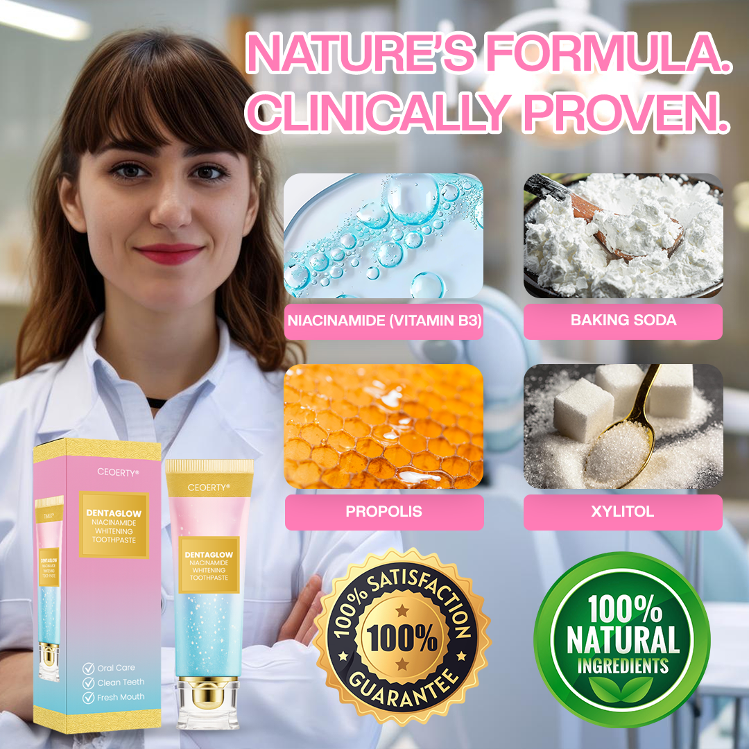 DentaGlow Niacinamide Whitening Toothpaste