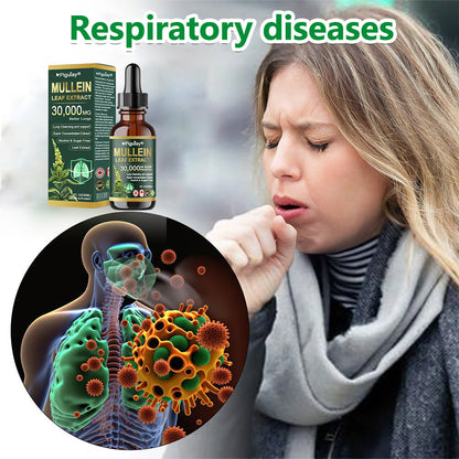 𝗢𝗳𝗳𝗶𝗰𝗶𝗮𝗹 𝗦𝘁𝗼𝗿𝗲:Organic lung-cleansing mullein leaf extract drops can relieve symptoms of cough, phlegm, asthma, and chronic obstructive pulmonary disease (COPD).
