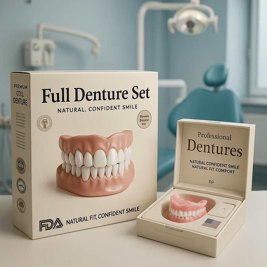 Hasecik®🦷Advanced Customized Full Denture Set🦷 (🔥10,000+ Sold In Last 30 Day)