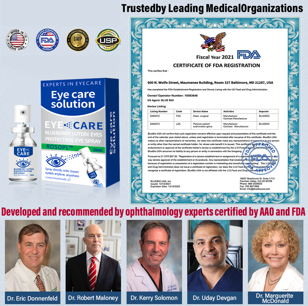 👩‍⚕️Nano Eye Drops Spray is developed by ophthalmologists and is backed by practical results.