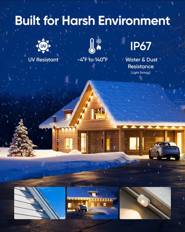 🎅Smart Rainbow LED Permanent Outdoor Light - Smartlight 🎁