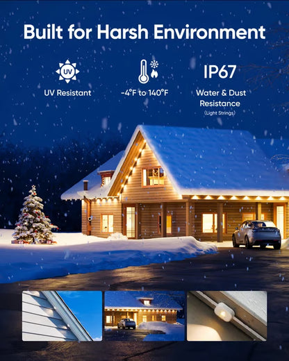 🎅Smart Rainbow LED Permanent Outdoor Light - Smartlight 🎁