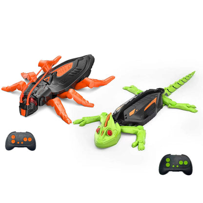 🔥 Wall Crawler Gecko - LED RC Toy for Indoor Family Fun & Prank Gifts