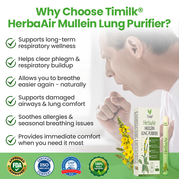 HerbaAir Mullein Lung Purifier！