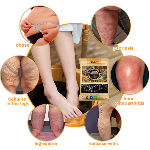 🔥30-Herb Slimming & Detox Foot Bath Beads-🦵👩‍⚕️(LANA Certification, Lymphatic Association of America)