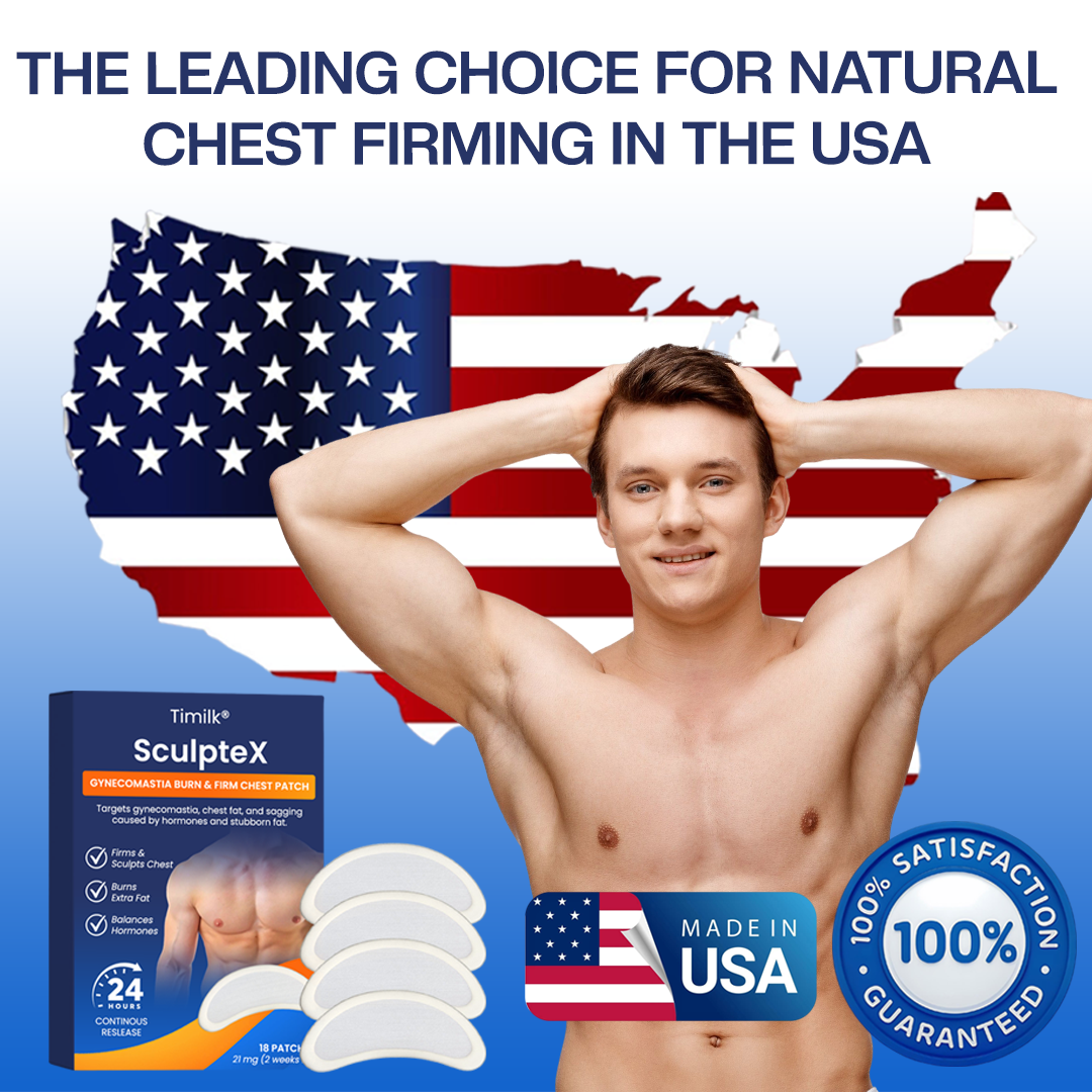 SculptXX Gynecomastia Burn & Firm Chest Patch
