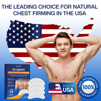 SculptXX Gynecomastia Burn & Firm Chest Patch
