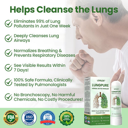 LAST DAY 49%OFF🔥 LungPure Herbal Detox Inhaler