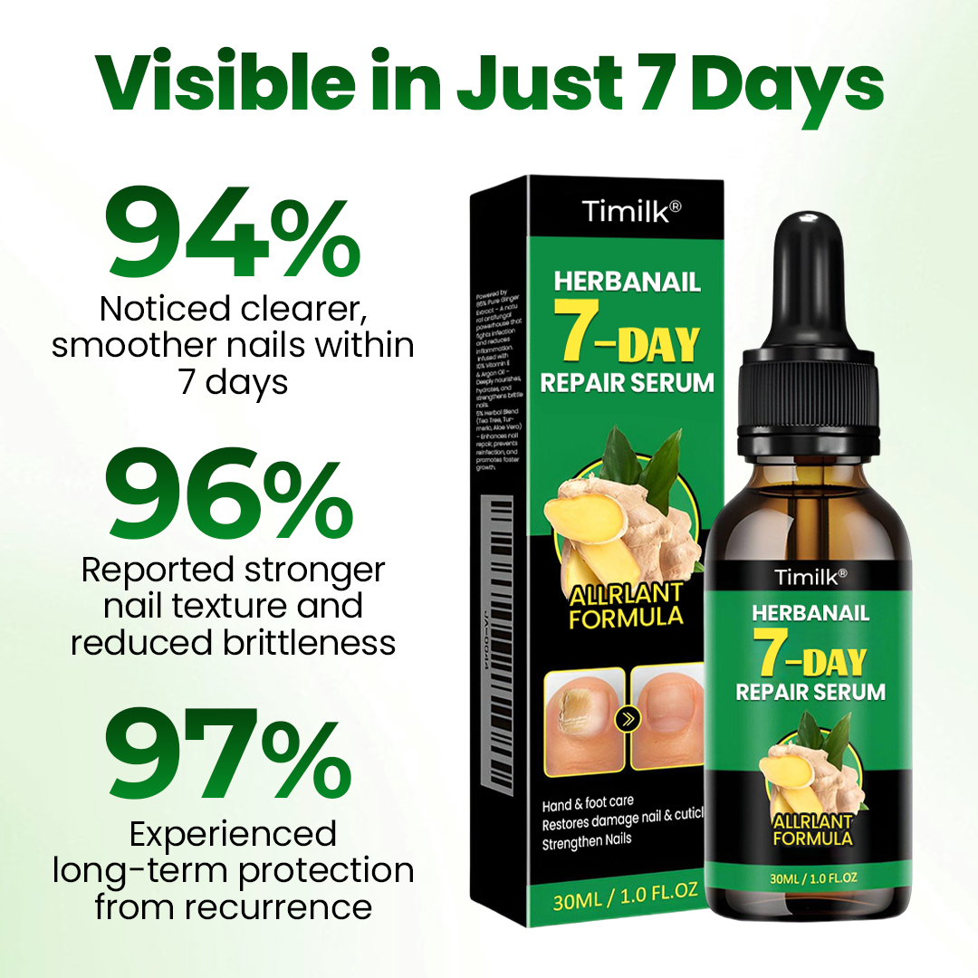 🔥Last day:70% off🔥 HerbaNail 7-Day Repair Serum 🔥 FDA Certified (Clinically Proven Herbal Formula for 7-Day Nail Fungus Repair & Strength Restoration 🌿)