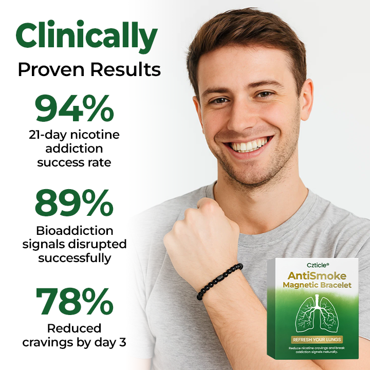 AntiSmoke Bracelet🔥Quit Smoking Naturally & Breathe Easier🔋