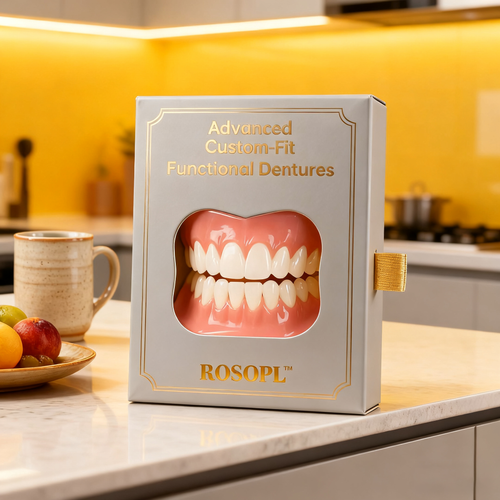 🌎Ends Today: 70% OFF!  Custom-Fit Full Functional Dentures Make you more confident