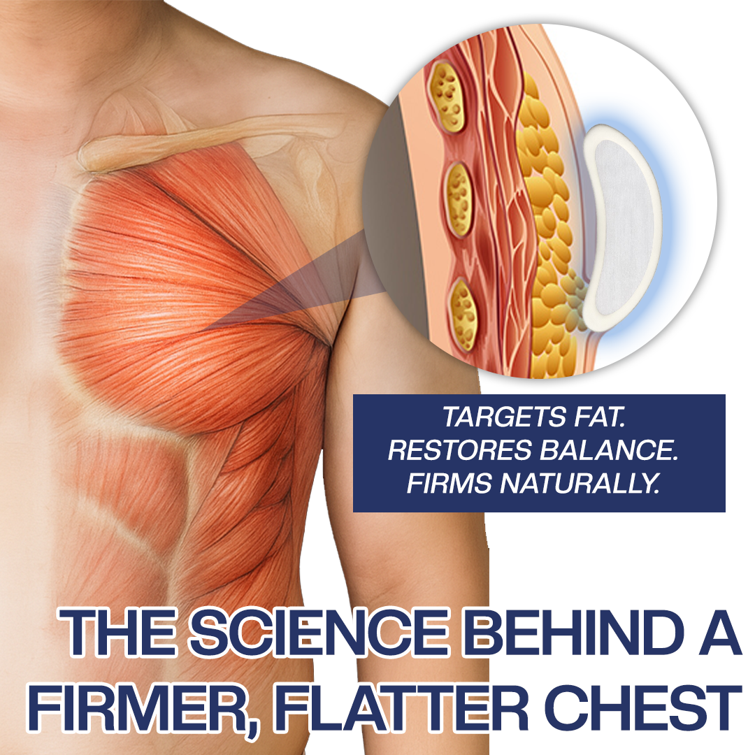 SculptXX Gynecomastia Burn & Firm Chest Patch