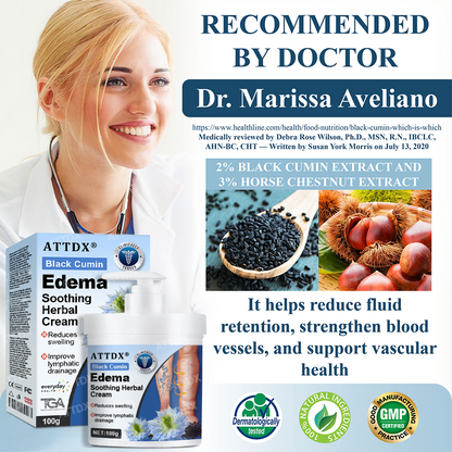 Black Cumin Edema Soothing Herbal Cream -👩‍⚕️Doctor-Endorsed Herbal Formula