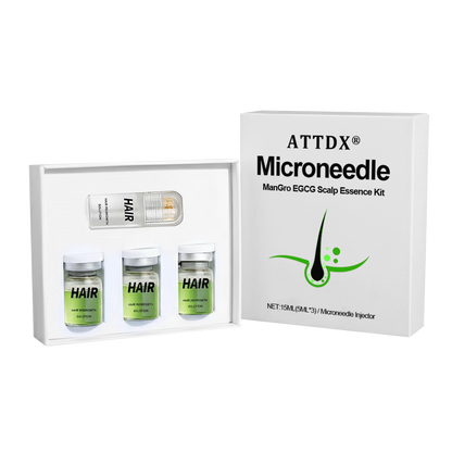 🔥TikTok Hot Sellers- ATTDX® ManGro EGCG Microneedle Scalp Essence Kit
